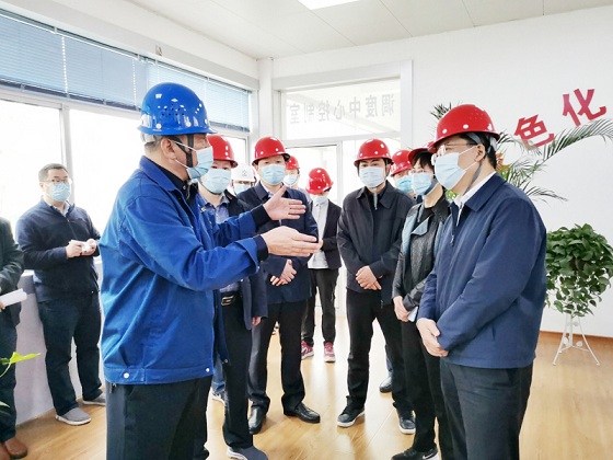 督導(dǎo)節(jié)日期間疫情防控和安全生產(chǎn)等工作　市委書記丁純率隊走進(jìn)華興